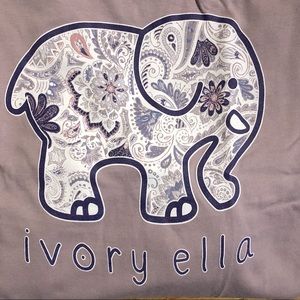 Long sleeve Ivory Ella Nightshade Painted Zen Doodle